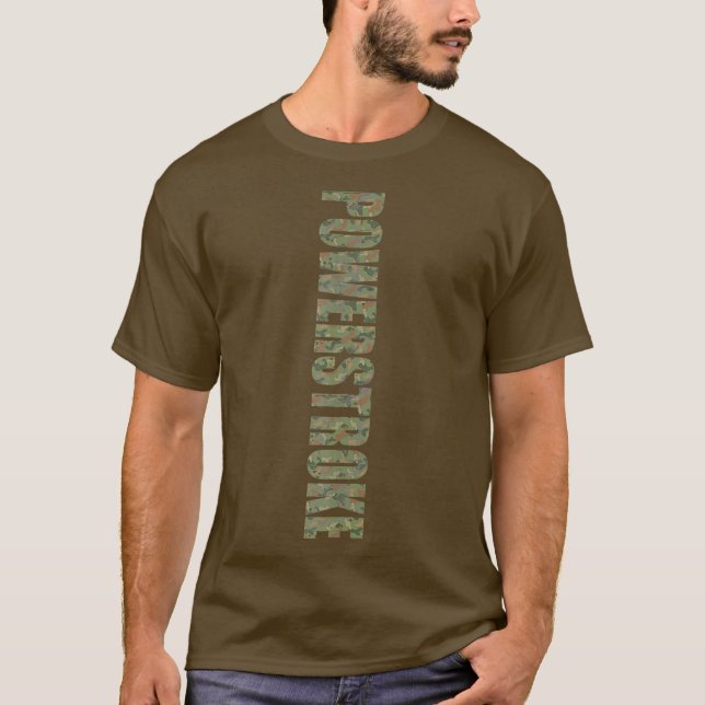 Camiseta Curso de potência do caminhão do motor diesel com  (Frente)