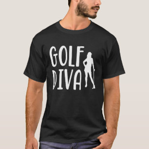 Camiseta Curso Golfer Diva Golfe Golfe Esportes para Esposa