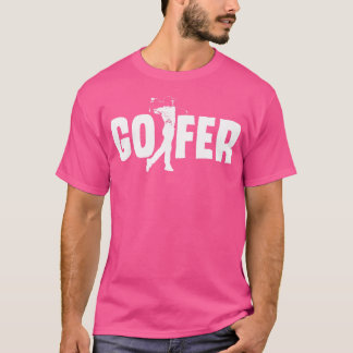 Camiseta Curso Golfer Lettering Golf Club Caddy Handicap G