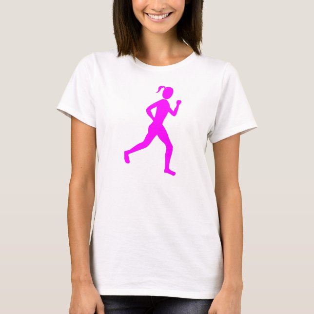 Camiseta Curso (Mulher) - Magenta (Frente)