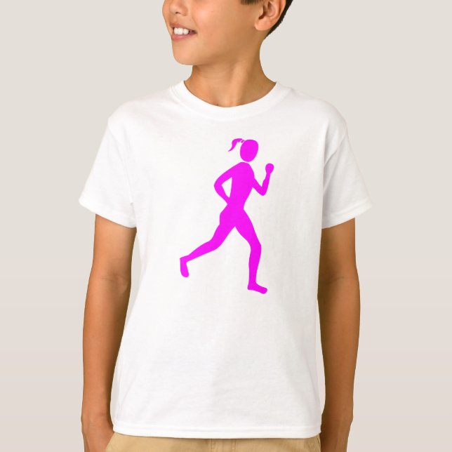 Camiseta Curso (Mulher) - Magenta (Frente)