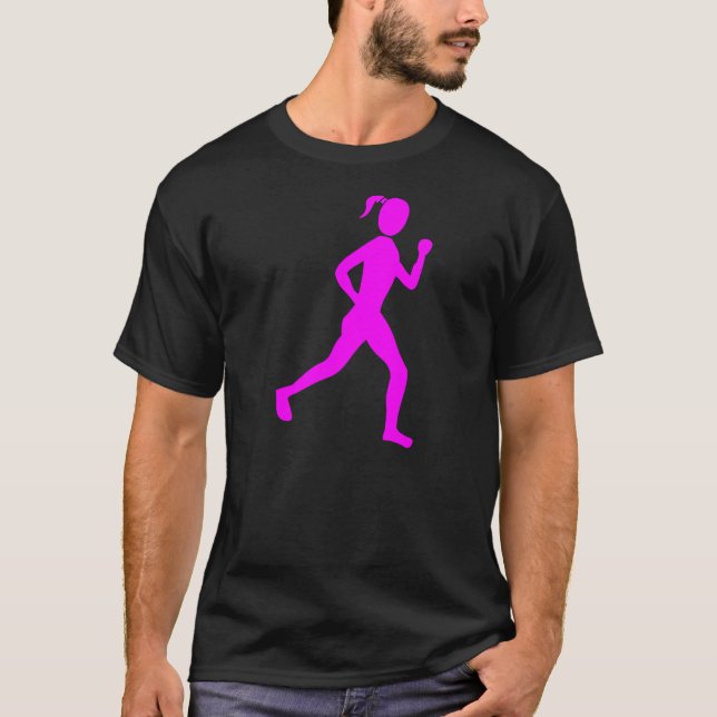 Camiseta Curso (Mulher) - Magenta (Frente)