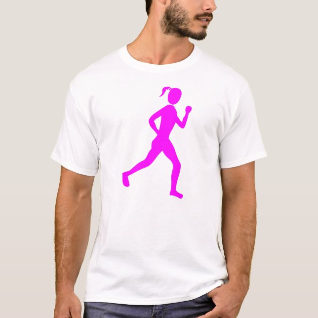 Camiseta Curso (Mulher) - Magenta (Frente)