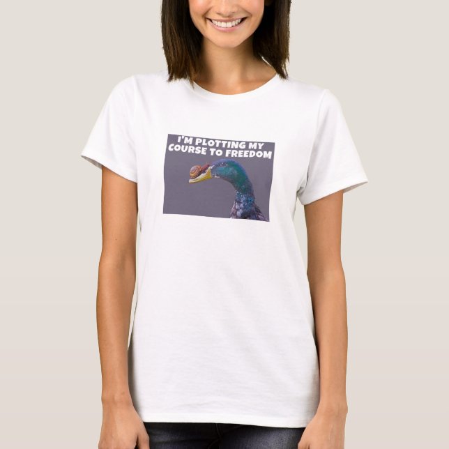 Camiseta Curso para Liberdade (luz) (Frente)