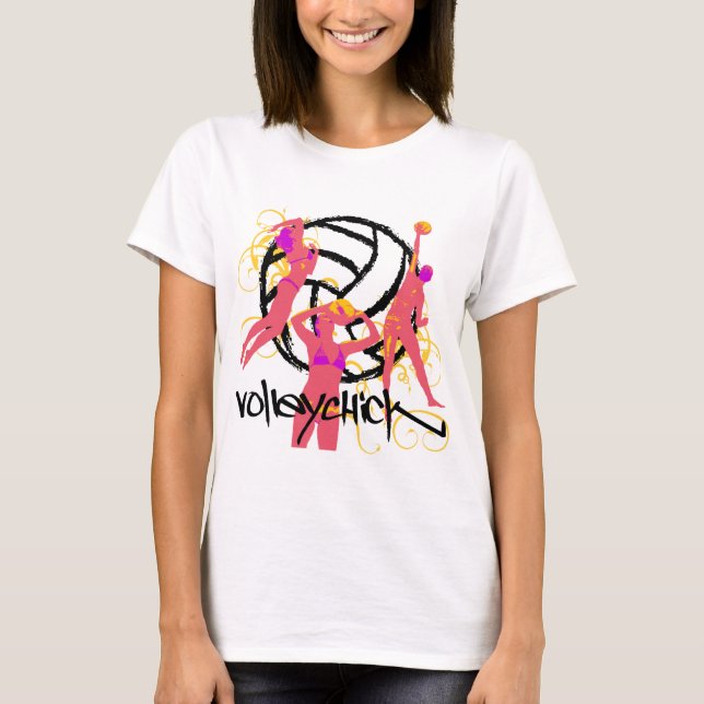 Camiseta Curt VolleyChick (Frente)