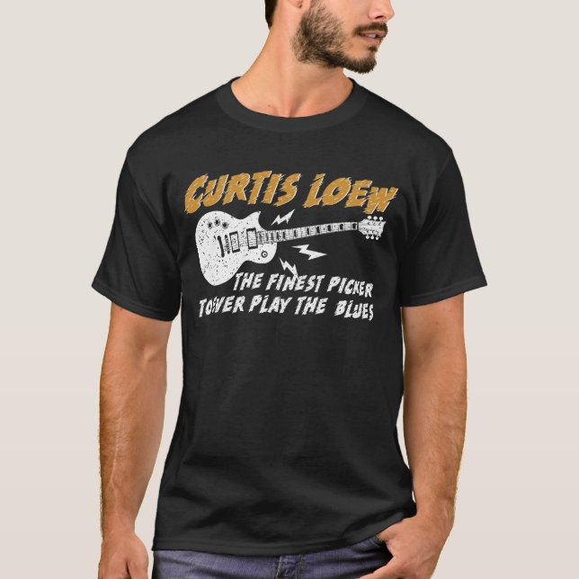 Camiseta Curtis empresta o melhor picador para jogar a blu (Frente)