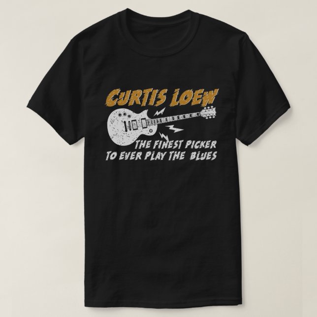 Camiseta Curtis empresta o melhor picador para jogar a blu (Frente do Design)