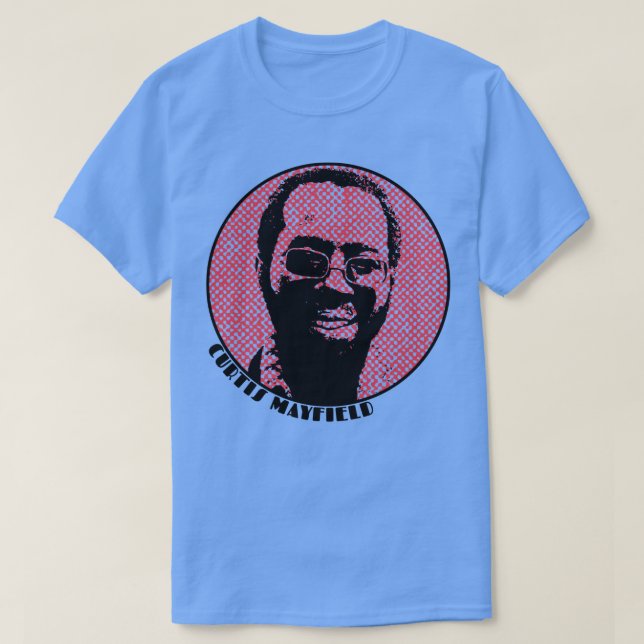 Camiseta CURTIS MAYFIELD Funk Soul SuperRed (Frente do Design)