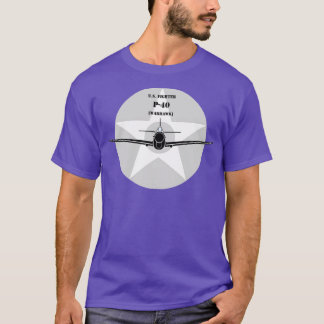 Camiseta Curtiss P40 Warhawk WII, lutador
