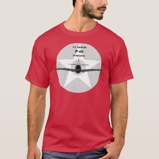 Camiseta Curtiss P40 Warhawk WII, lutador