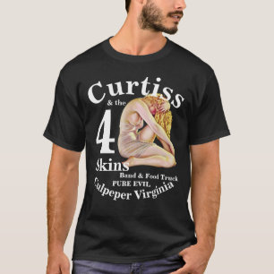 Camiseta Curtiss & The 4 Skins Band Culpeper Virgínia 2046