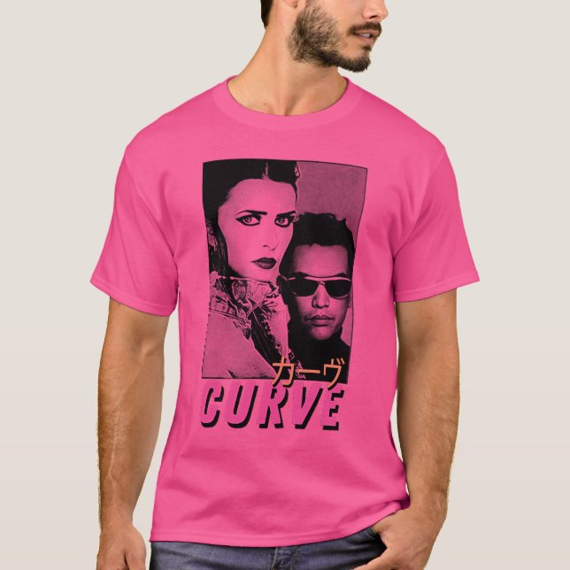 Camiseta Curva 90S - Design retroestésico (Frente)