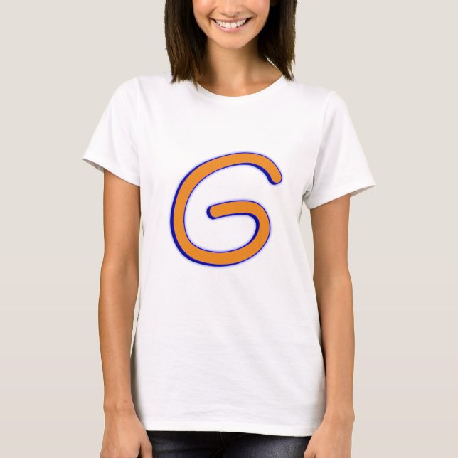 Camiseta Curva de G da letra (Frente)