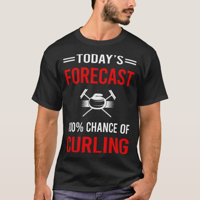 Camiseta Curva de Previsão Hoje (Frente)