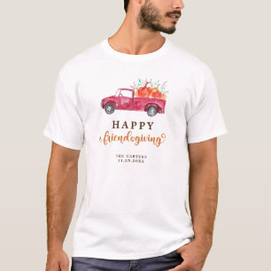 Camiseta Curva de queda de carona vermelha