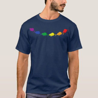 Camiseta Curva Rat Pride Rainbow