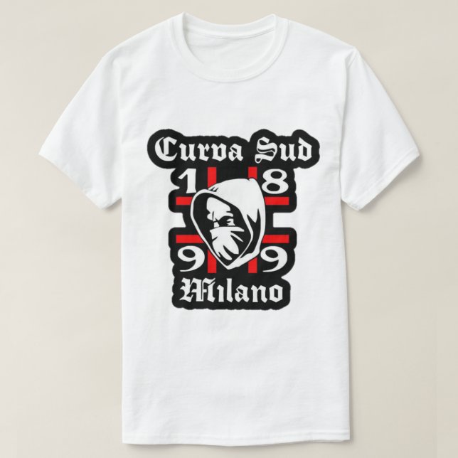 Camiseta Curva Sud Milano (Frente do Design)