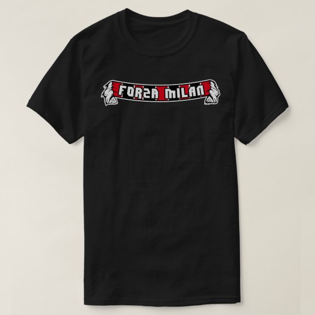 Camiseta curva sud milano 15 (Frente do Design)
