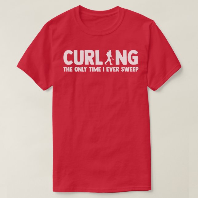 Camiseta Curvando A Única Vez Que Eu Varrer A Curva De Gelo (Frente do Design)