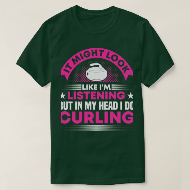 Camiseta Curvando Na Minha Cabeça Eu Curvo O Cursor (Frente do Design)