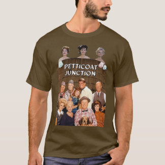 Camiseta Curvas de junção de peticoat e tributo de retrô