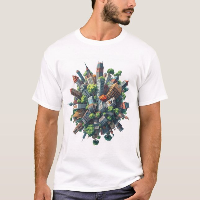 Camiseta Curvatura da Terra (Frente)