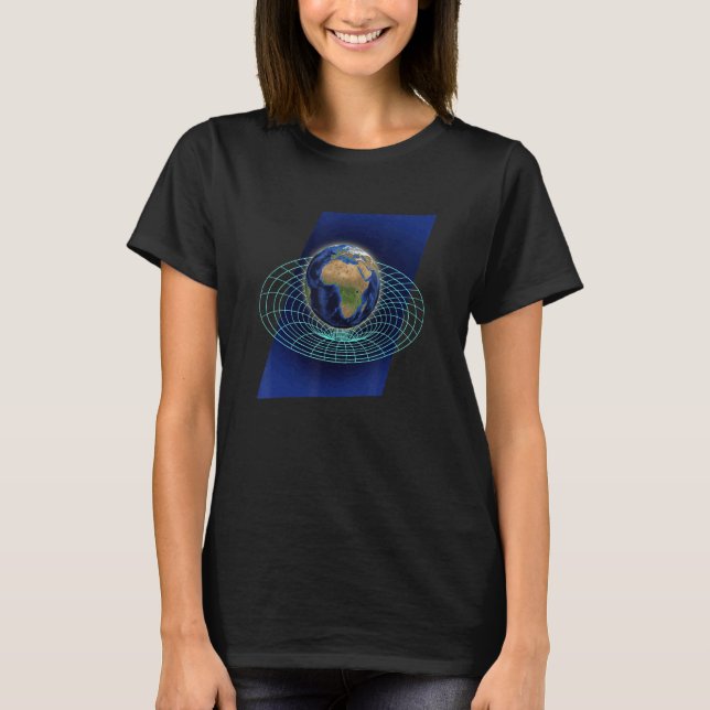 Camiseta Curvatura do espaço e da Terra (Frente)