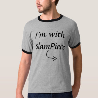 Camiseta curved_arrow, eu sou com SlamPiece