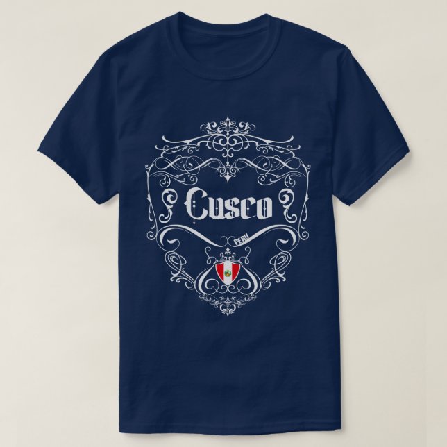 Camiseta Cusco Vintage design 1 (Frente do Design)