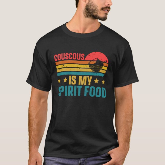 Camiseta Cuscuz é a minha comida da alma (Frente)