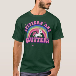 Camiseta Cuspidores São Desistentes Unicórnio Engraçado