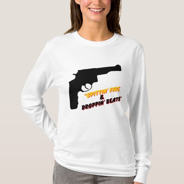 Camiseta Cuspindo Fogo & Derrubando Batidas (Frente)