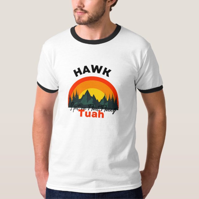 Camiseta Cuspir no Thang hawk-tuah (Frente)