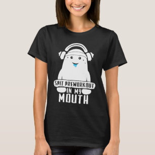 Camiseta Cuspir Pré-treino Na Minha Boca Frase Engraçada De