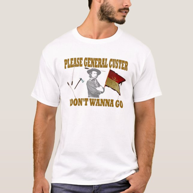CAMISETA CUSTER POR FAVOR GERAL, EU NÃO QUERO IR (Frente)