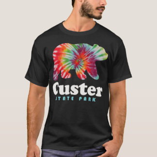 Camiseta Custer State Park Tie Dye Bear South Dakota