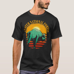 Camiseta Custer US National Forest Montana South Dakota