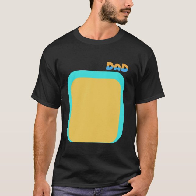 Camiseta Custo Correspondente da Família Halloween do Pai d (Frente)