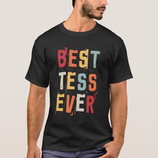 Camiseta Custo da Tess de Nomes de Nascimento Retroativo de (Frente)