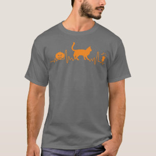 Camiseta Custo de Dia de as Bruxas engraçado de Pulsação de