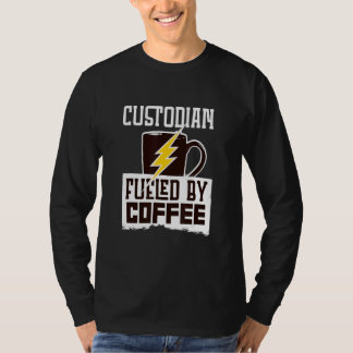 Camiseta Custodiante Alimentado Por Custódia De Limpeza Do