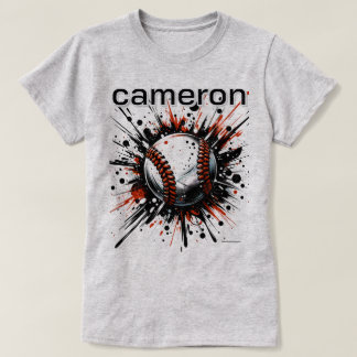 Camiseta Custom Baseball Mom Tee - Baseball Graphic Tee