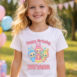Camiseta Custom Birthday Girl Shirt, Personalized Kids Birt