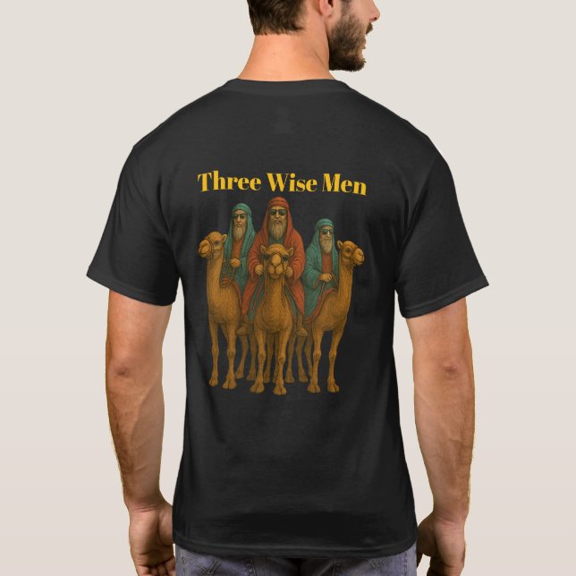 Camiseta Custom Christmas Wise Men T-Shirt (Verso)