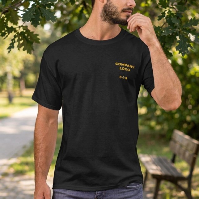 Camiseta Custom Company Logo T-Shirts, Personalized Double  (Criador carregado)