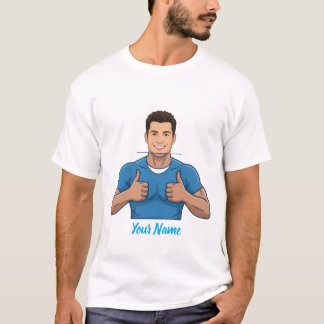 Camiseta Custom Face & Name T-shirt - Personalized Gift