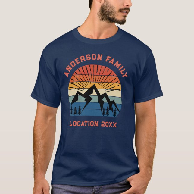 Camiseta Custom Family Reunion Road Trip (Frente)