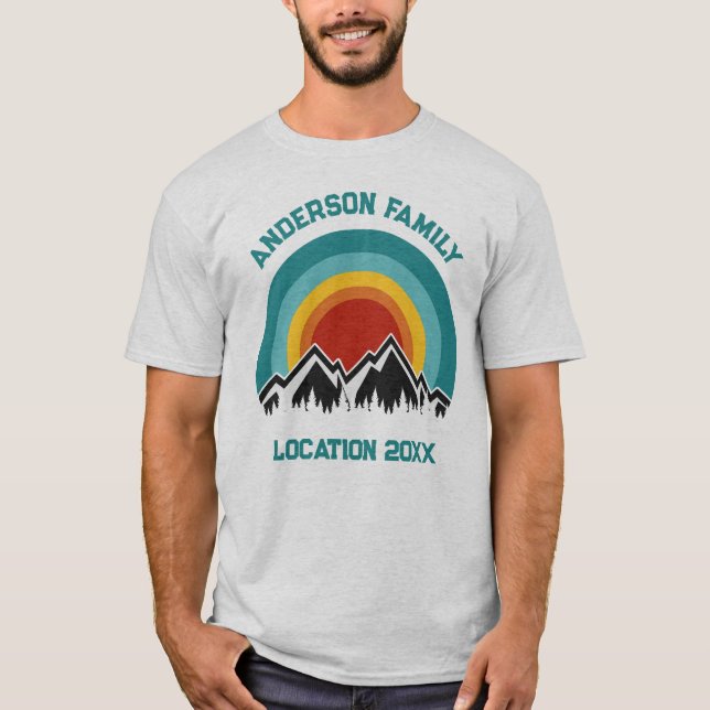 Camiseta Custom Family Reunion Road Trip (Frente)