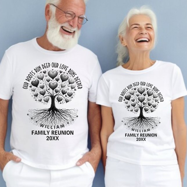 Camiseta Custom family tree reunion  (Criador carregado)