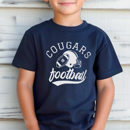 Camiseta Custom Football Team with Player Number Boys